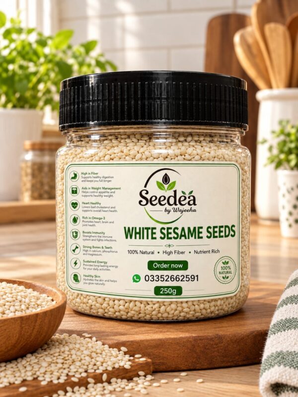 Seedea by Wajeeha Premium Natural White Sesame Seeds